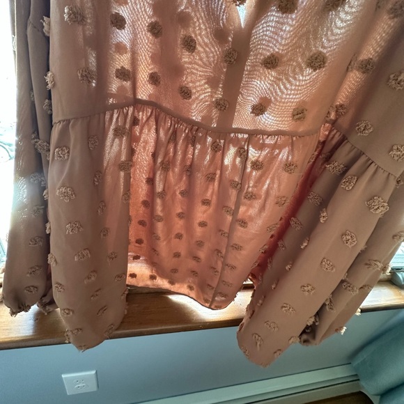 BiBi Rust Textured Blouse - Picture 4 of 6